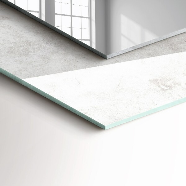 Oglinda decor perete Motiv pe țesătură gri