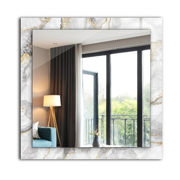 Oglinda imprimata Marmură cu vene