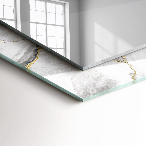 Oglinda imprimata Marmură cu vene