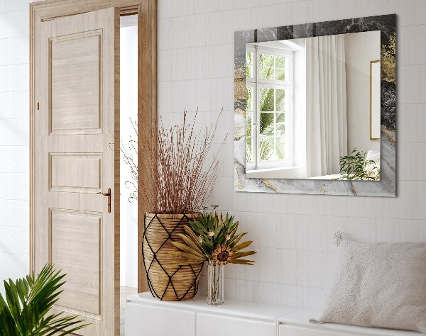 Oglinda rama cu imprimeu Marmură abstractă cu nervuri