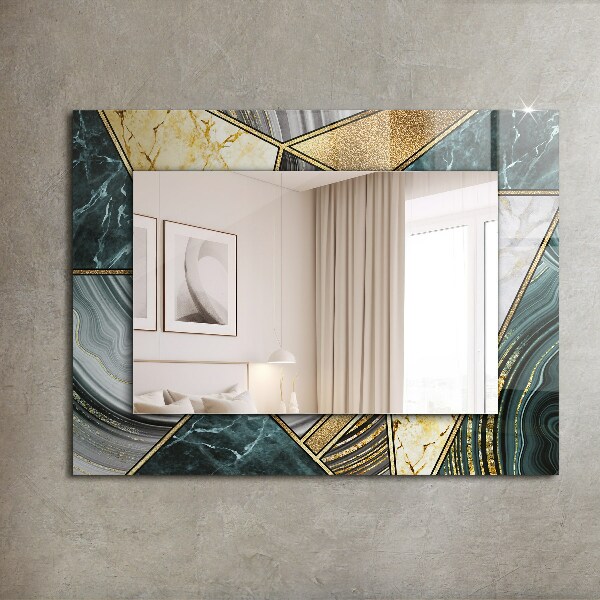 Oglinda cu decor Model geometric abstract