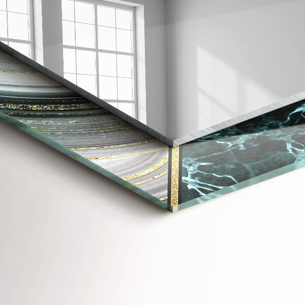 Oglinda cu decor Model geometric abstract