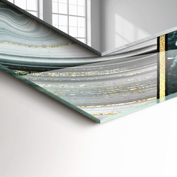 Oglinda cu decor Model geometric abstract