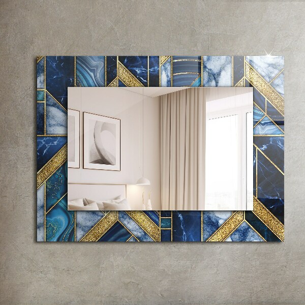 Decoratiuni perete cu oglinda Mozaic geometric abstract