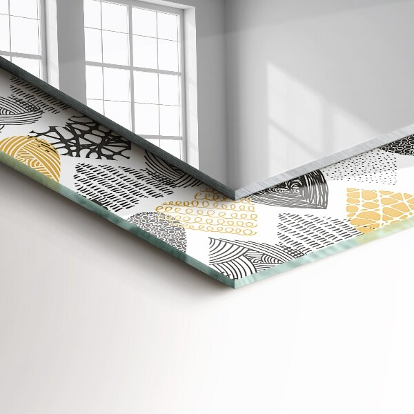 Decor oglinda Inimi colorate