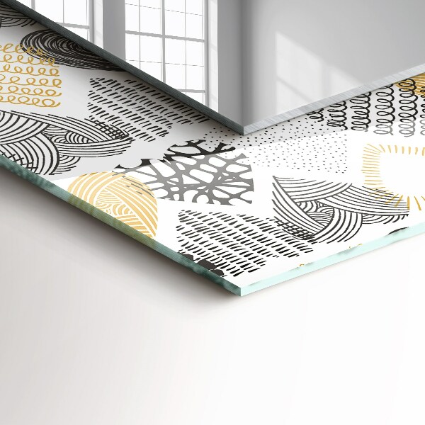 Decor oglinda Inimi colorate