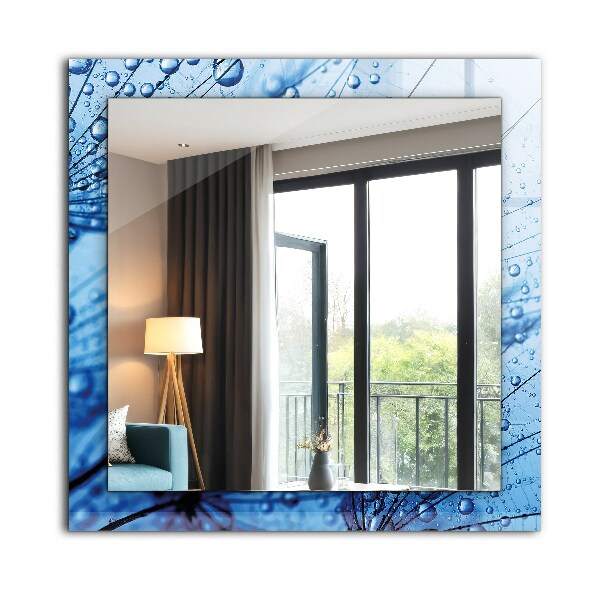 Oglinda perete decorativa Picături de apă pe evantaie