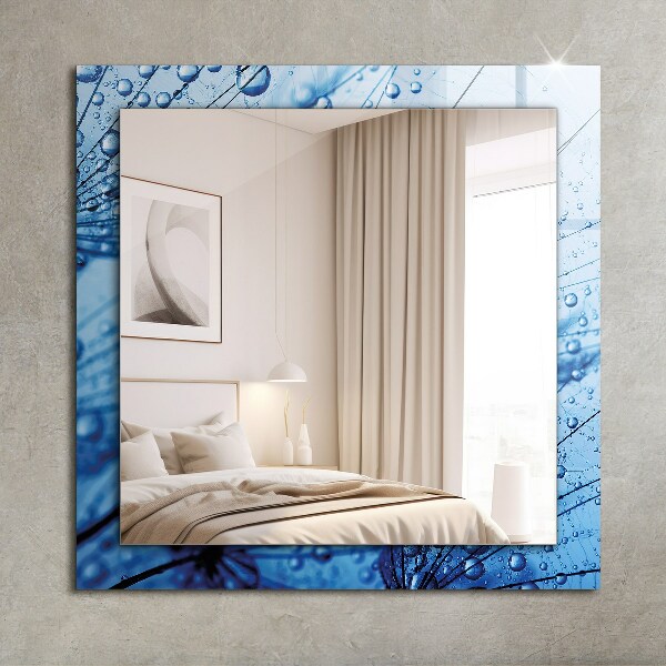 Oglinda perete decorativa Picături de apă pe evantaie