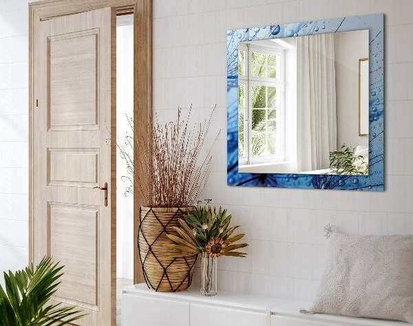 Oglinda perete decorativa Picături de apă pe evantaie