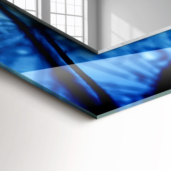 Oglinda perete decorativa Picături de apă pe evantaie