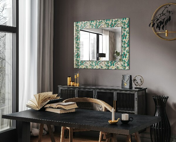 Oglinda cu decor Păsări și flori