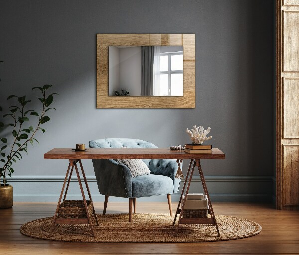 Oglinda decor perete Textura lemnului
