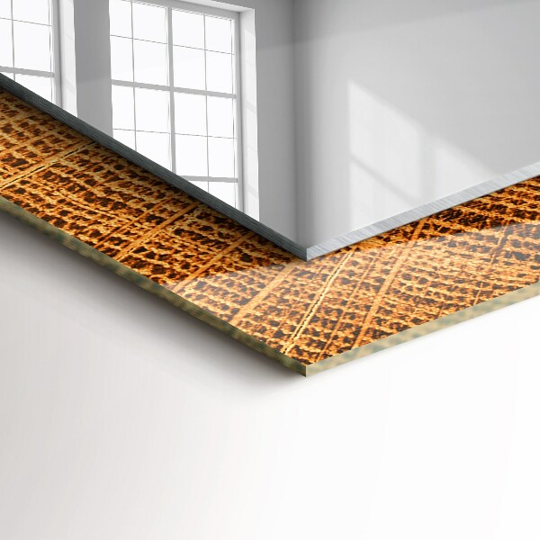 Oglinda imprimata Secțiune transversală a inelelor de creștere ale unui trunchi de copac