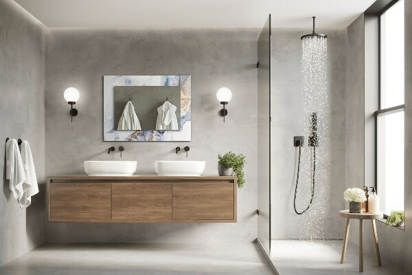 Oglinda imprimata Artă abstractă din marmură