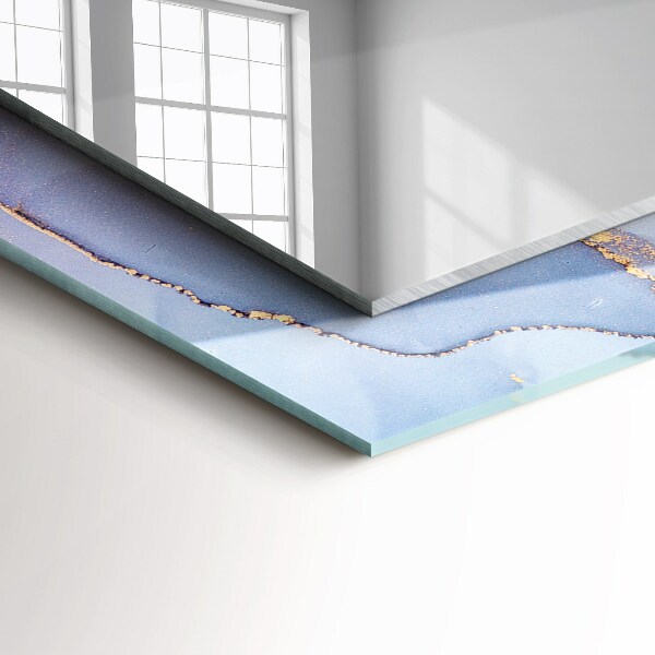 Decoratiuni perete cu oglinda Acuarelă artă abstractă