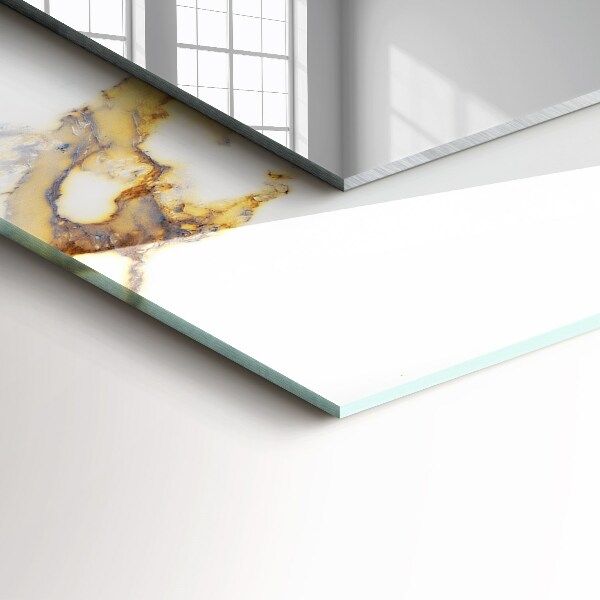 Oglinda cu rama imprimata Marmură cu nervuri