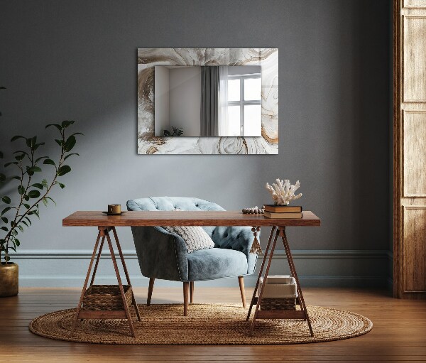 Oglinda perete decorativa Motive abstracte din marmură