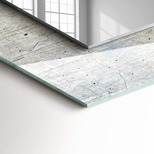 Oglinda cu decor Perete de beton crăpat