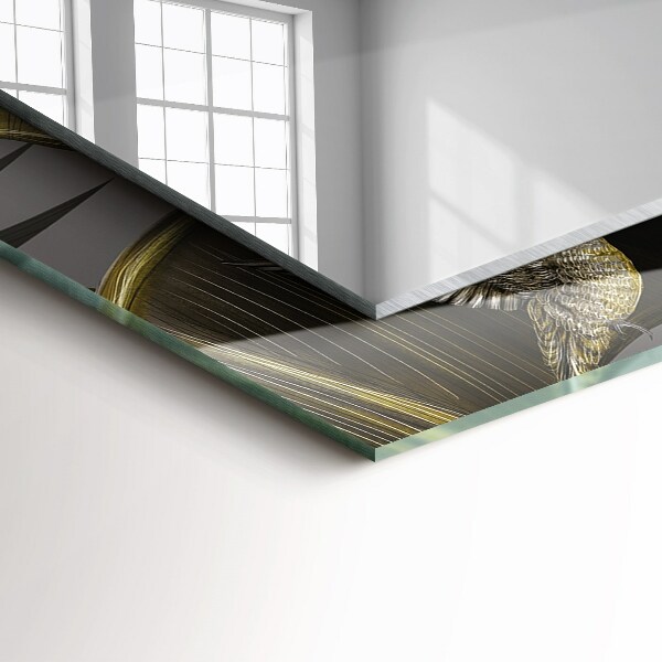 Oglinda perete decorativa Flori și colibri