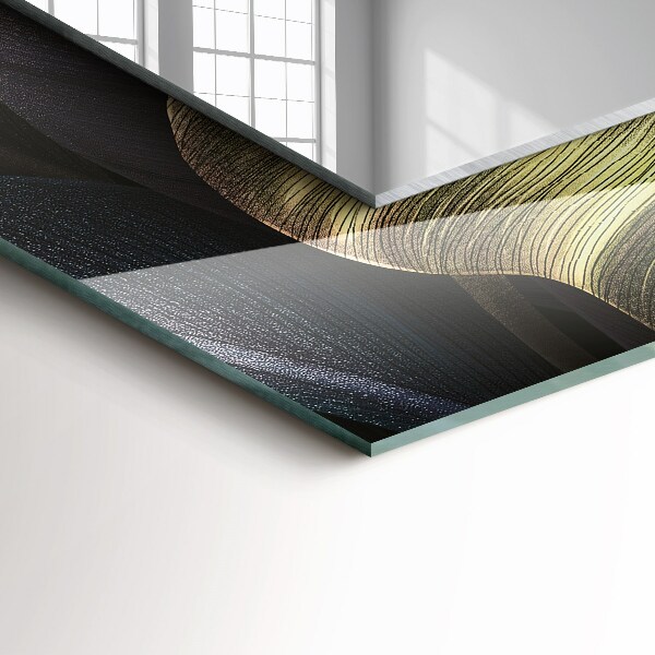 Oglinda cu decor Frunze de plante colorate