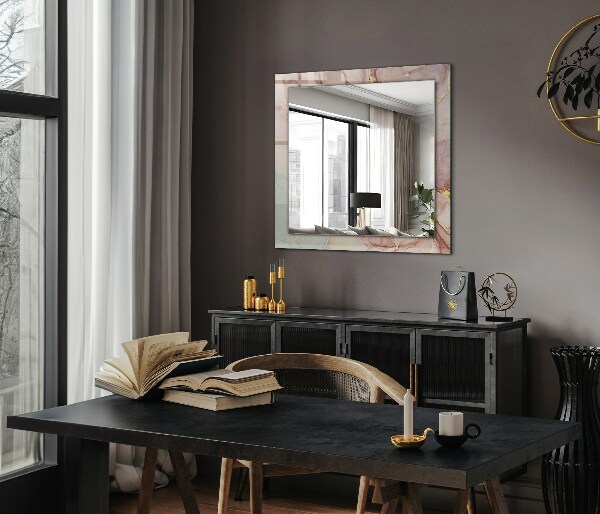 Oglinda rama cu imprimeu Acuarelă abstractă