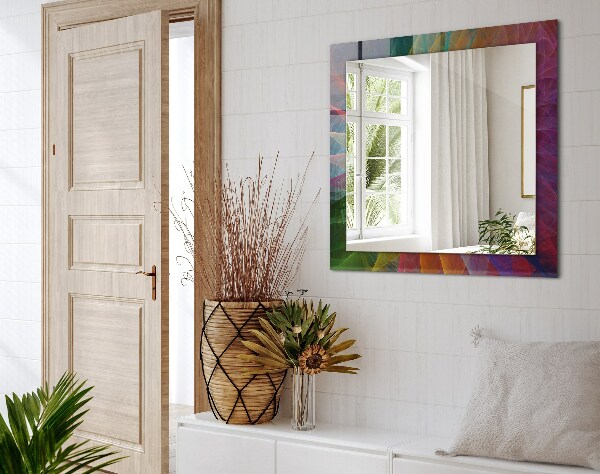 Oglinda imprimata Spirală abstractă colorată