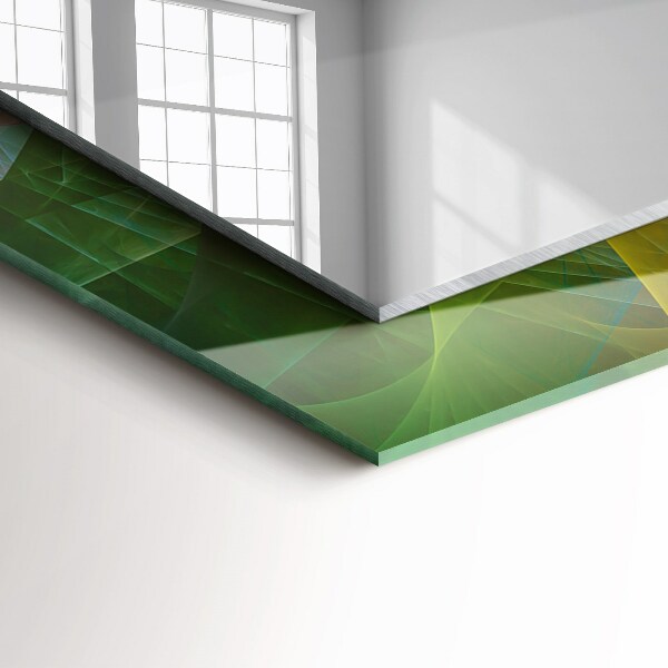 Oglinda imprimata Spirală abstractă colorată