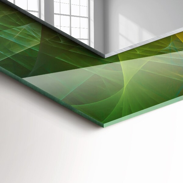 Oglinda imprimata Spirală abstractă colorată