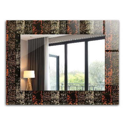 Oglinda cu decor Motiv ornamental etnic