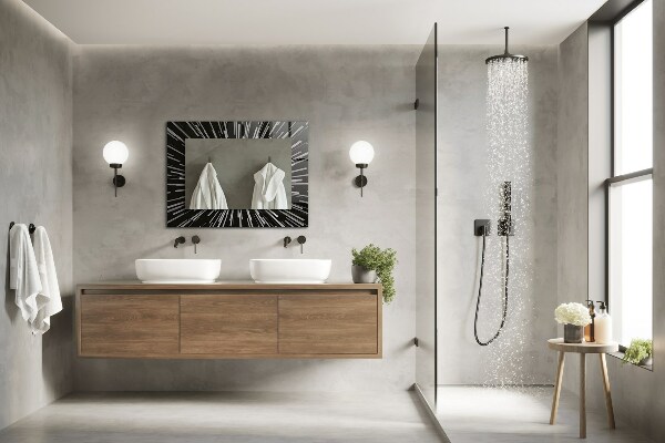 Oglinda decor perete Efect de viteză a luminii