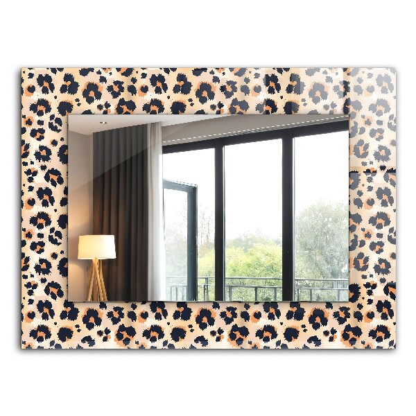 Oglinda cu decor Model leopard