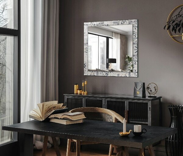 Oglinda imprimata Model decorativ de țiglă