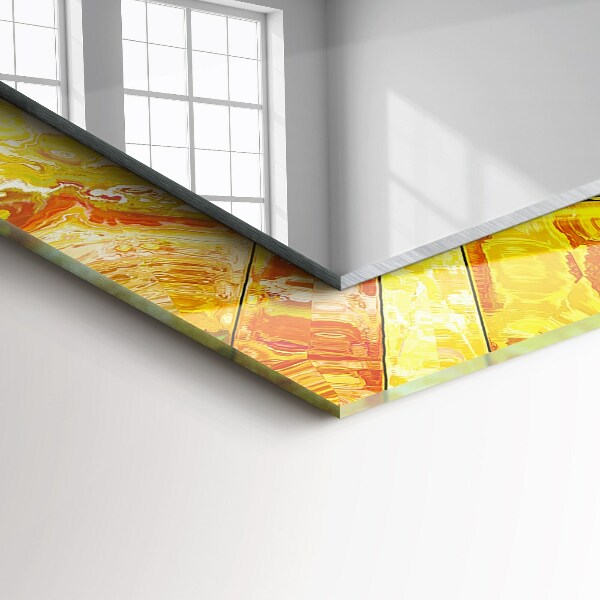 Oglinda imprimata Mozaic abstract colorat