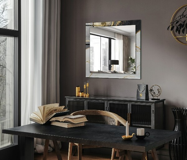 Oglinda imprimata Artă abstractă în auriu