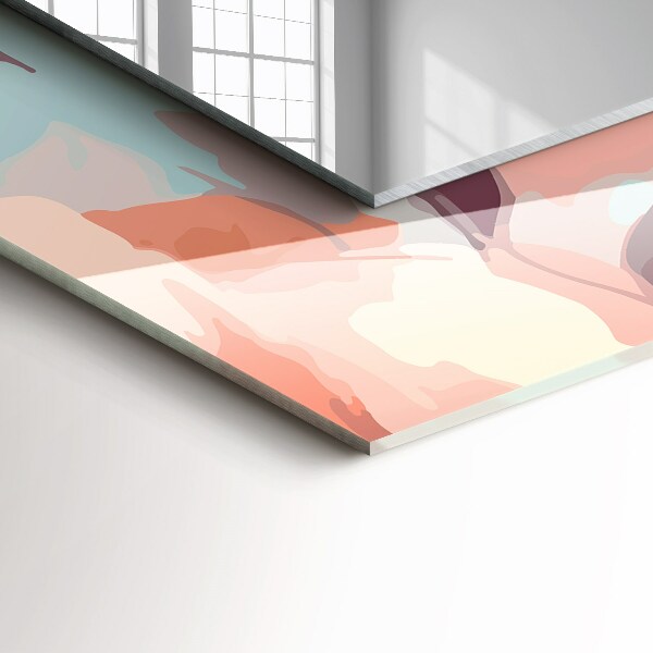 Oglinda cu rama imprimata Pisici fericite