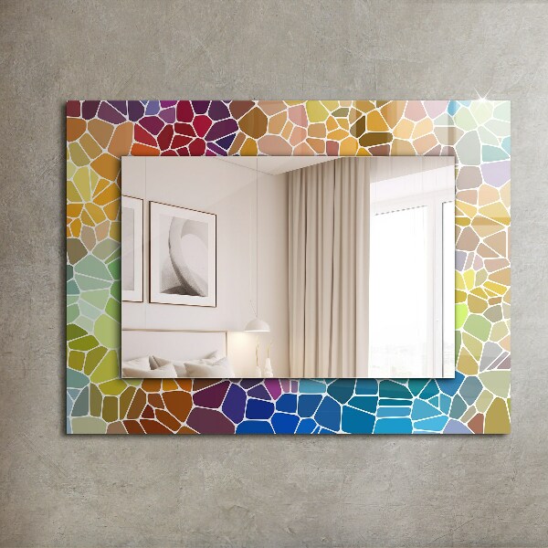 Oglinda cu decor Flori și frunze