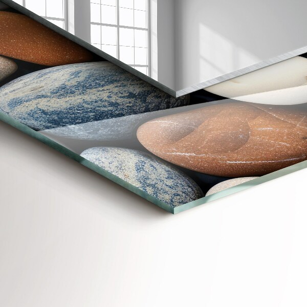 Oglinda imprimata Motiv abstract albastru