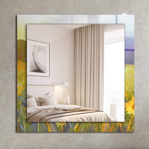 Oglinda cu decor Metal ruginit