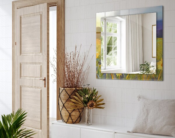 Oglinda cu decor Metal ruginit