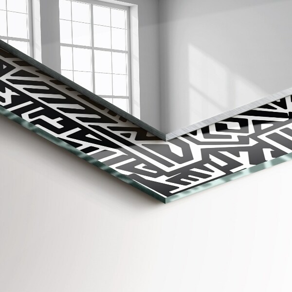 Decor oglinda Motiv de val albastru