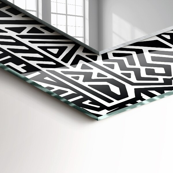 Decor oglinda Motiv de val albastru