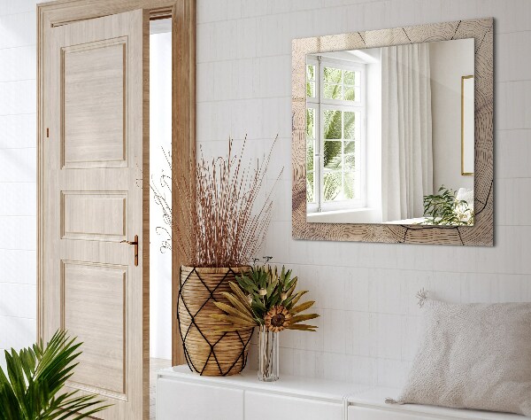 Oglinda decor perete Flori și păsări