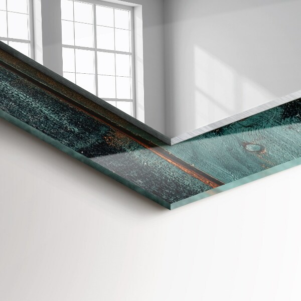 Oglinda imprimata Frunze tropicale colorate