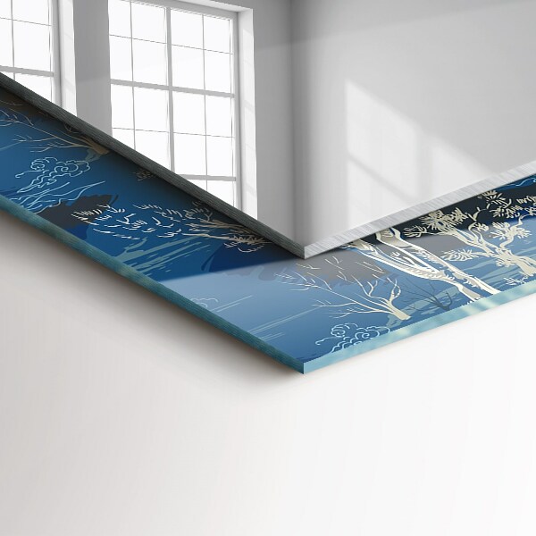 Oglinda rama cu imprimeu Motiv etnic