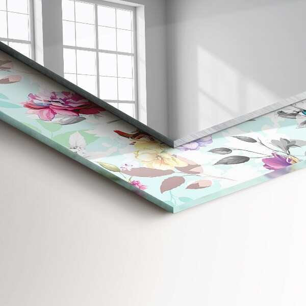 Oglinda cu rama imprimata Lavă vulcanică