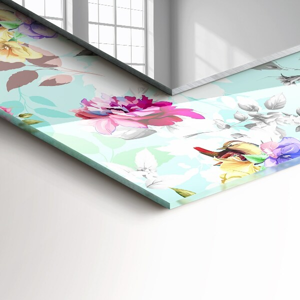 Oglinda cu rama imprimata Lavă vulcanică