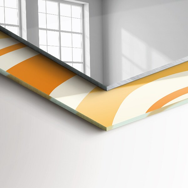 Oglinda decor perete Motiv negru și gri