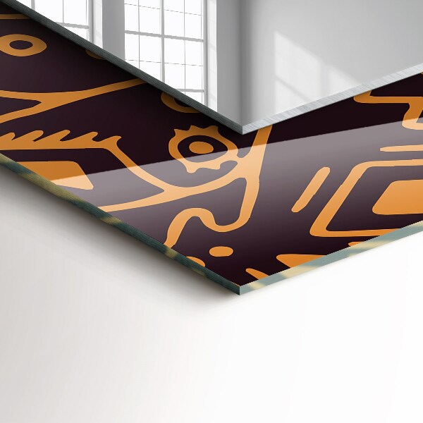 Oglinda imprimata Motive etnice