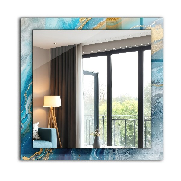 Oglinda perete decorativa Franjuri Astratta în marmură