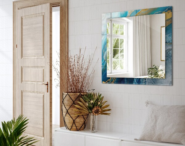 Oglinda perete decorativa Franjuri Astratta în marmură